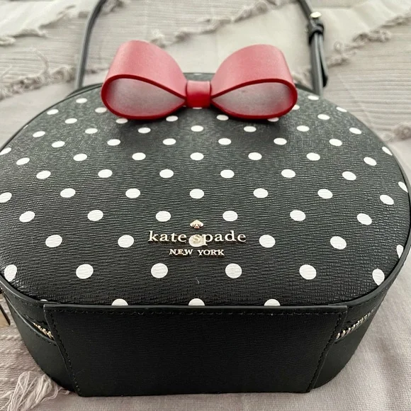 BNWOT! Kate Spade Minnie Mouse Crossbody Bag With Detachable Strap - Picture 3 of 15